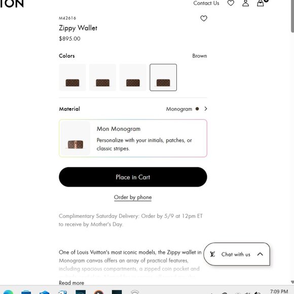 louis Vuitton zippy wallet authentic - Picture 2 of 3